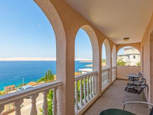 a balcony with a view of the ocean at Apartment Delfin-2 by Interhome in Cesarica