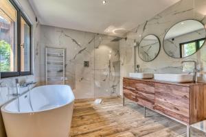 Kúpeľňa v ubytovaní Megève - Chalet Yack - Premium jusqu'à 15 pers