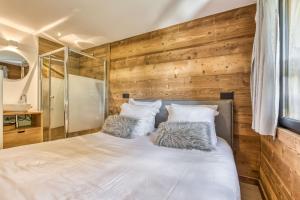 Posteľ alebo postele v izbe v ubytovaní Megève - Chalet Yack - Premium jusqu'à 15 pers