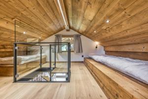 Posteľ alebo postele v izbe v ubytovaní Megève - Chalet Yack - Premium jusqu'à 15 pers