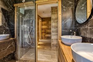 Kúpeľňa v ubytovaní Megève - Chalet Yack - Premium jusqu'à 15 pers
