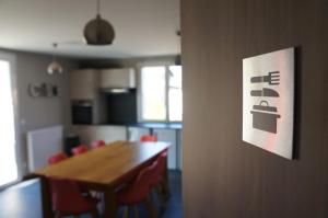 Kuchyň nebo kuchyňský kout v ubytování Chambre single à louer dans une colocation