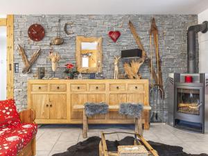 Η κουζίνα ή μικρή κουζίνα στο Apartment Bouquetins by Interhome