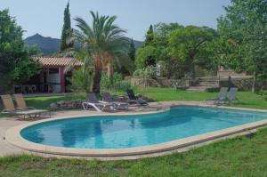 The swimming pool at or close to L'Albaida, tranquility, views of sea and mountains