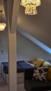 Posteľ alebo postele v izbe v ubytovaní Studio - Café Princ pod Hradem, KLIMA, WiFi
