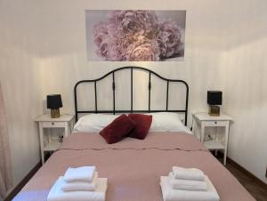 Posteľ alebo postele v izbe v ubytovaní Gracchi 278 - The Italian Stay Collection