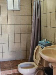 Koupelna v ubytování Sierra Hotel