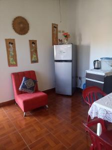Kuchyň nebo kuchyňský kout v ubytování Hostal Dorys Mar