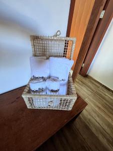 Recanto das Flores Suíte Master 1客房内的一张或多张床位