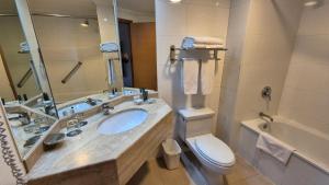 Koupelna v ubytování Hotel Diego de Almagro Coyhaique