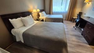 Postel nebo postele na pokoji v ubytování Hotel Diego de Almagro Coyhaique
