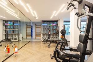 Fitness centrum a/nebo fitness zařízení v ubytování MTP - The Privilege Moema By Anora Spaces