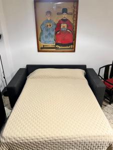 Letto o letti in una camera di Spacious Studio in Via dei Coronari