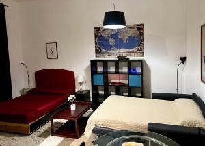 Letto o letti in una camera di Spacious Studio in Via dei Coronari