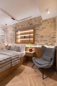 Χώρος καθιστικού στο Adryades Luxry apartments Ioannina