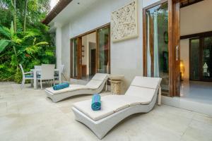 Posezení v ubytování Villa Nemia Seminyak
