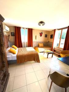 Postel nebo postele na pokoji v ubytování GuestHouse Le Patio34