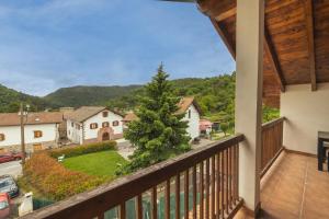 Общий вид на горы или вид на горы из дома для отпуска