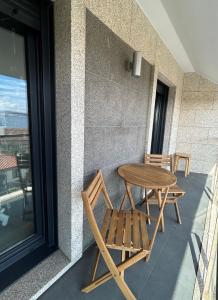 Balkon lub taras w obiekcie AMIVERA-MAR, vistas a la Ría de Vigo, Cangas
