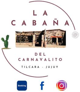 a book cover with the words la cabana del campania and a cactus at La cabaña del carnavalito tilcara in Tilcara