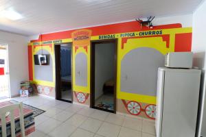 Kuchyň nebo kuchyňský kout v ubytování Apartamentos Ohana