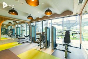 Fitness centrum a/nebo fitness zařízení v ubytování Helen Apartment 5 star