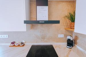 Kuchyňa alebo kuchynka v ubytovaní Apartamento prémium con 5 Piscinas Barbacoa Tenis Frontenis