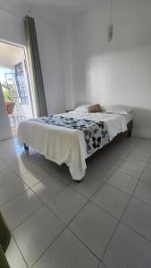 Uma cama ou camas num quarto em Kap Soley - Ile Rodrigues