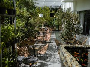 Zahrada ubytování Anh Quan Khoi Hotel