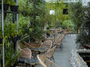 Zahrada ubytování Anh Quan Khoi Hotel