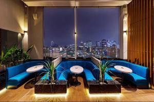 Istumisnurk majutusasutuses Grand Picasso Hotel