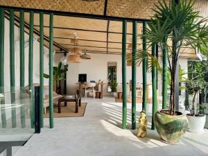 TV a/nebo společenská místnost v ubytování Art of Nature Hotel - Sea View - Adults Only