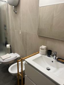 Koupelna v ubytování B&B Ladislaus
