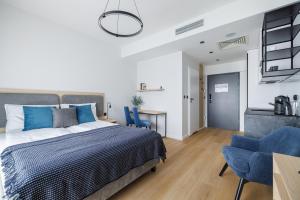 Aparthotel City Break Plac Wolności 6客房内的一张或多张床位