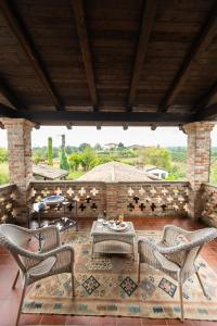 Posezení v ubytování Cascina Bella Relais