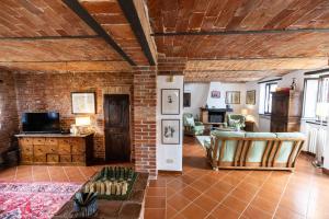 Kuchyň nebo kuchyňský kout v ubytování Cascina Bella Relais
