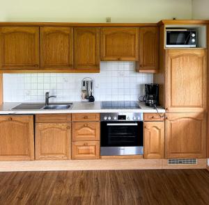 Kuchyňa alebo kuchynka v ubytovaní Auerschmied Appartements