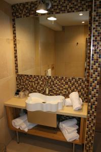 Koupelna v ubytování Hotel Orso Grigio