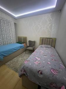 Postel nebo postele na pokoji v ubytování Luxury