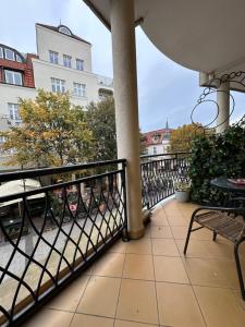 Balkon lub taras w obiekcie Azja, Sopot Monte Cassino, Balkon, Parking