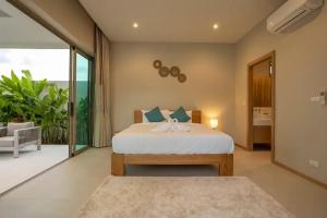 Ένα ή περισσότερα κρεβάτια σε δωμάτιο στο Brand New Completed v124 +110 φωτογραφίες