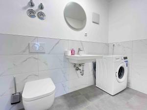 Ένα μπάνιο στο LAP105 - Moderne Monteurwohnung Übergangswohnung