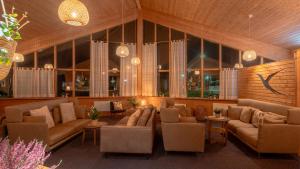 Χώρος καθιστικού στο Hotel Vík í Mýrdal