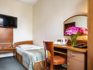 TV a/nebo společenská místnost v ubytování Hotel Galicya