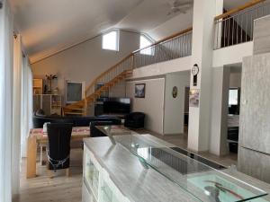 Posezení v ubytování Loft apartment für bis zu 4 Personen