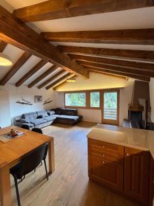 Postel nebo postele na pokoji v ubytování Appartamento chalet