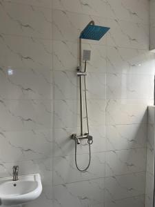 Vannituba majutusasutuses TWO BEDROOM MODERN LUXURY APARTMENT Ibadan +16 fotot