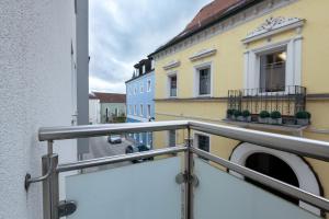 Balkón nebo terasa v ubytování Wohnung 4 Rosenstraße