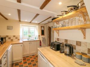 Köök või kööginurk majutusasutuses Rock Cottage