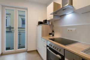 Kuchyň nebo kuchyňský kout v ubytování Wohnung 4 Rosenstraße